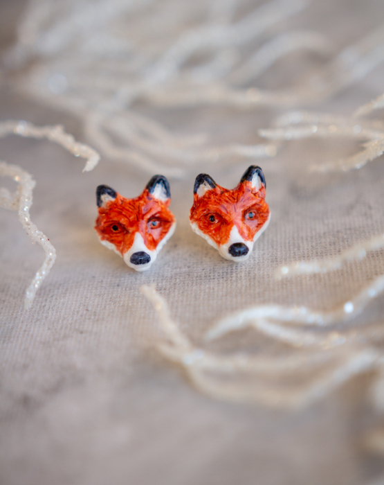 Earrings &quot;Fox&quot;